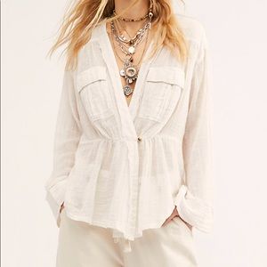 NEVER WORN Free People long sleeve wrap